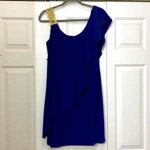 Betsy & Adam | Blue cocktail dress